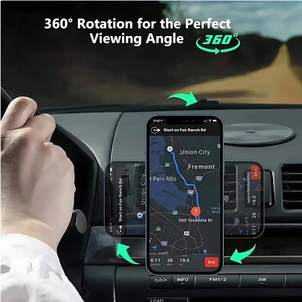 15W Fast Car Wireless Charger Stand Compatible with iPhone1716 15/14/13/12 pro Max Mini - Magnetic Macsafe Air Vent Phone Holder