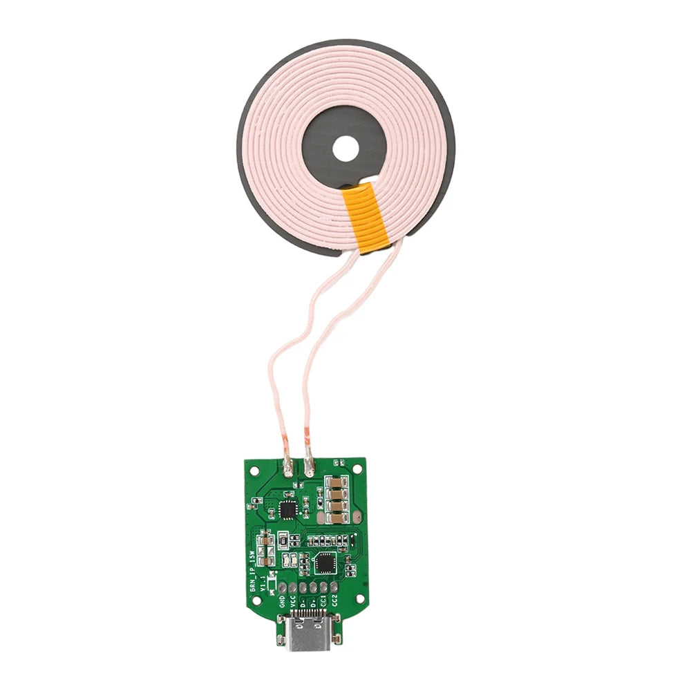 5W/10W/15W Adaptive Wireless Charging Module DIY Fast Charger Type-C Interface DIY Wireless Charger For Phone Electronic Devices