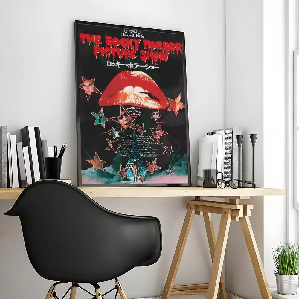The Rocky Horror Picture Show Movie Painting Calligraphy Canvas Poster: Crease Free Waterproof Durable All Space Wall Decor