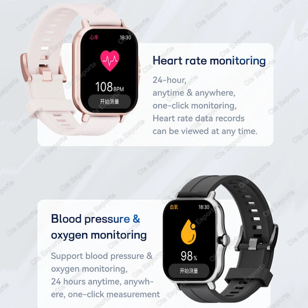 Smart Watch 1.83" Hd Screen Bluetooth Call Heart Rate