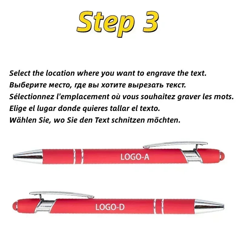 Light Metal Ballpoint Pen Touch Screen Pen Office School