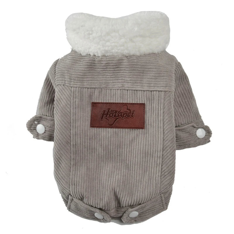 Autumn Winter Pet Dog Clothes Fleece Warm Jacket Coat Cozy Thicken Puppy Clothing for Small Medium Dogs Cat Schnauzer Pug Outfit