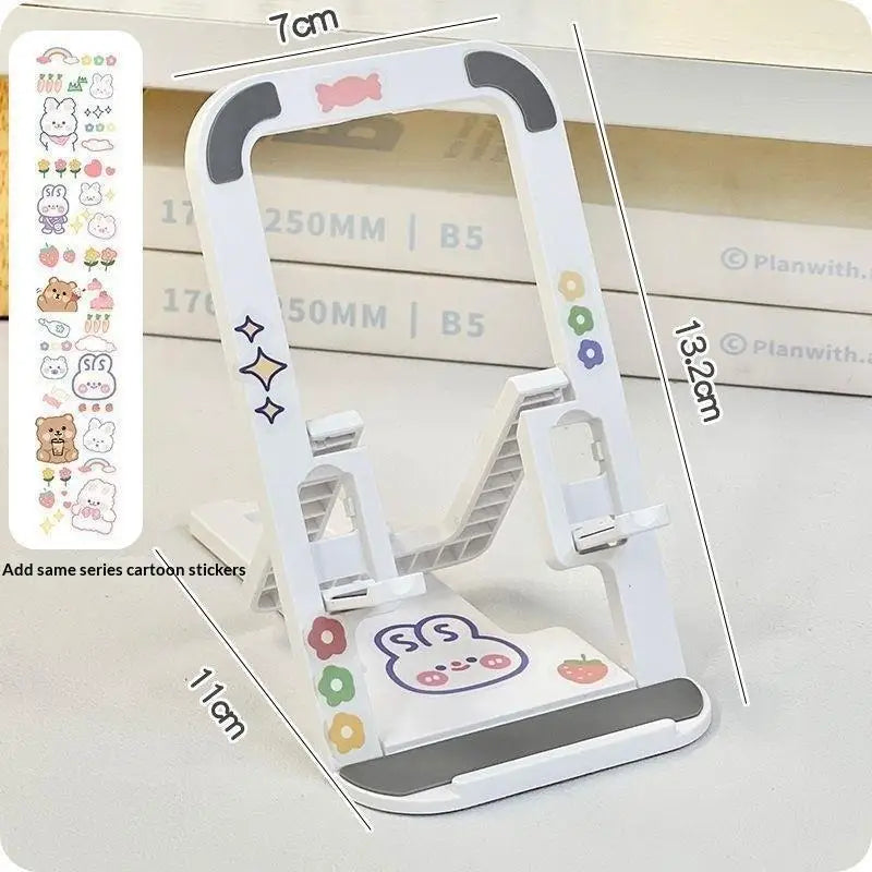 Dopamine Foldable Card‑Style Phone Stand Ultra‑Thin 4‑Gear Adjustable Lazy
