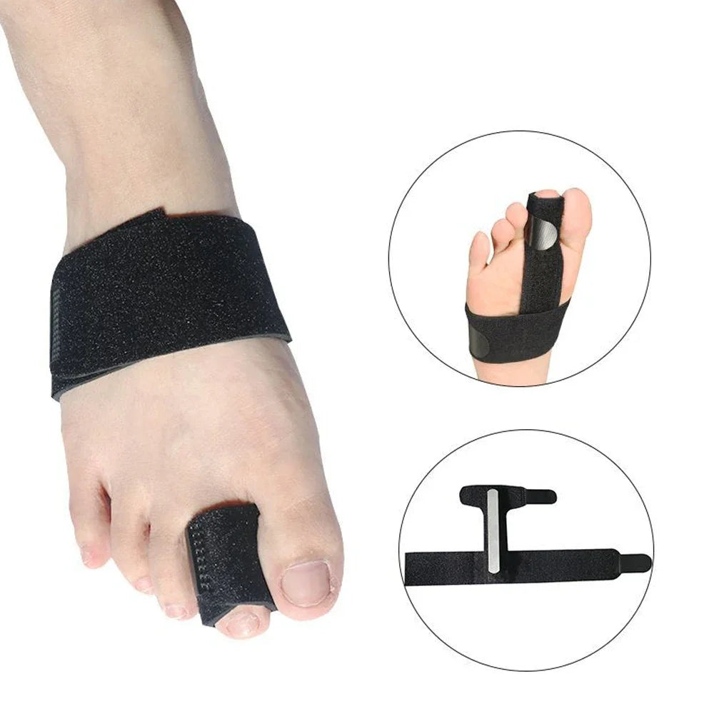 1PC Toe Splint for Hammer Toes, Crooked & Bent Toes – Adjustable Toe Brace for Straightening, Broken Toe Relief & Alignment