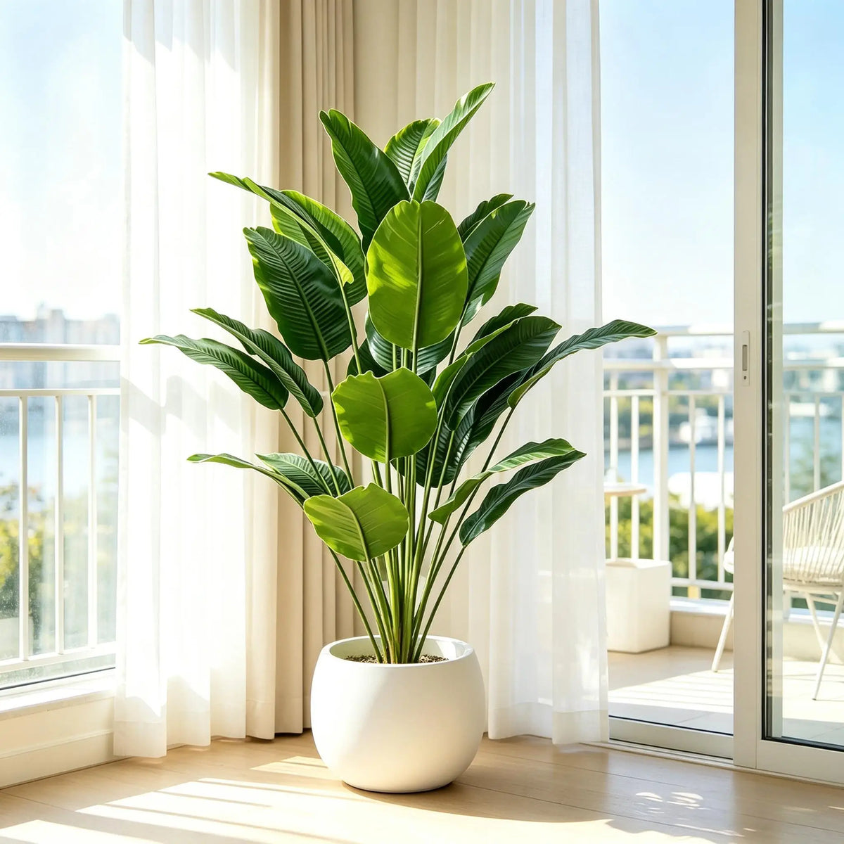 67-112cm Large Artificial Plants Bird of Paradise Tree Tropical