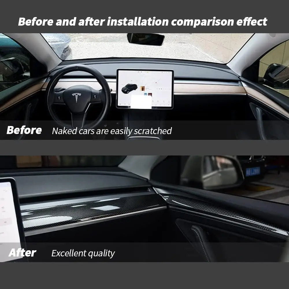 XVIP Door Side Trim Strip Dashboard Cover for Tesla