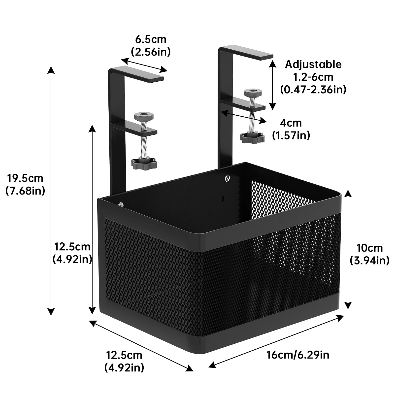 Under-Desk Storage Rack, Stationery Organizer, Gaming Desk, Desk Organizer, Under-Desk Hanging Basket, Box, Workstation Drawer
