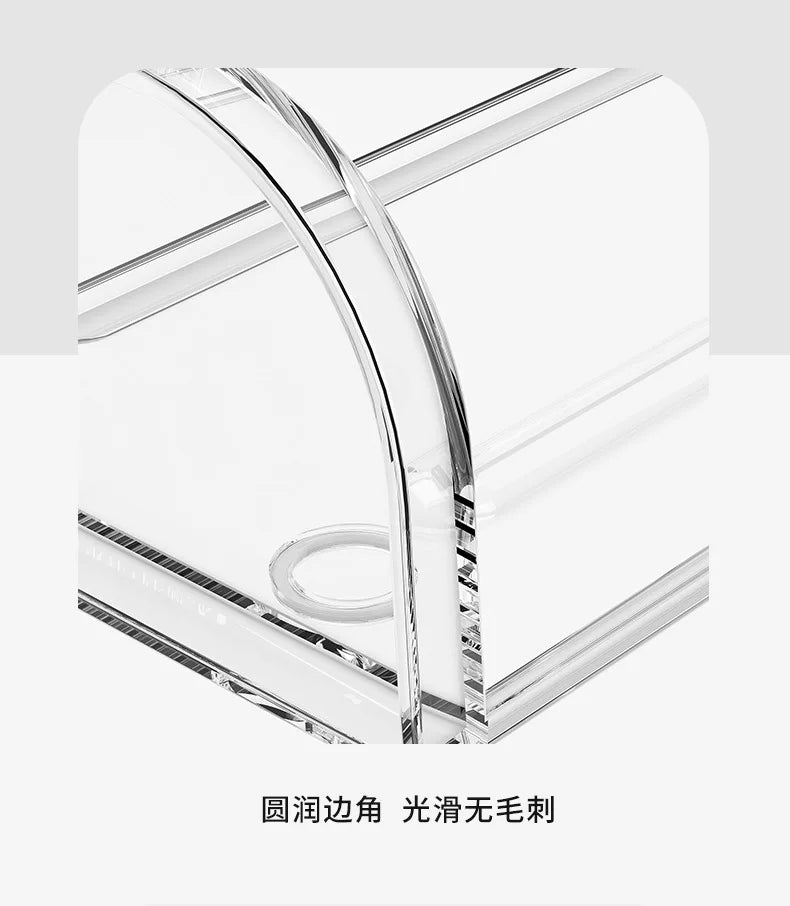 File Organizer Desktop File Storage Clear Transparent Multi-layer Stackable Rack Office Desk Organizer for Home or Office Use