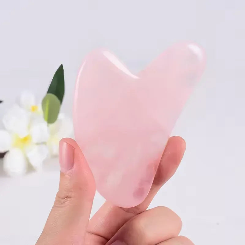 Natural Jade Facial Gua Sha Board Smooth Surface Portable