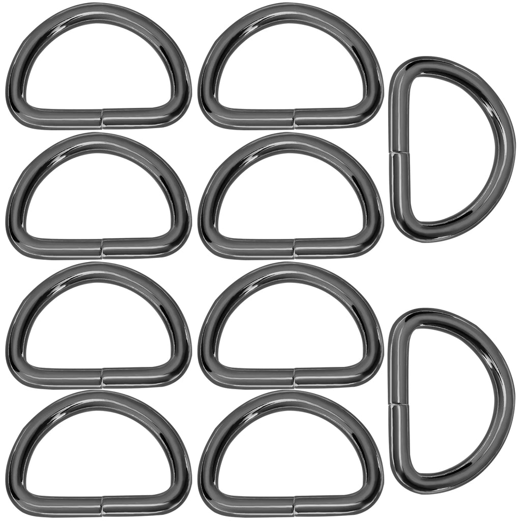 10pcs D-Shaped Buckle D Ring Connection Alloy Metal Silver Gold For Shoes Bags Backpack Buckles DIY Accessory 15/20/32mm