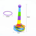Parrot Bird Parrot Bite Chewing Toy Pet Bird Swing Ball Standing Toy Plastic Rings Training Intelligence Toy Ferrule Decor