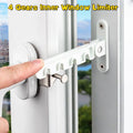 4 Gears Plastic Steel Window Limiter Latches Window Stopper