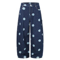 American Vintage Blue Polka Dot Jeans for Women Loose Wide Leg