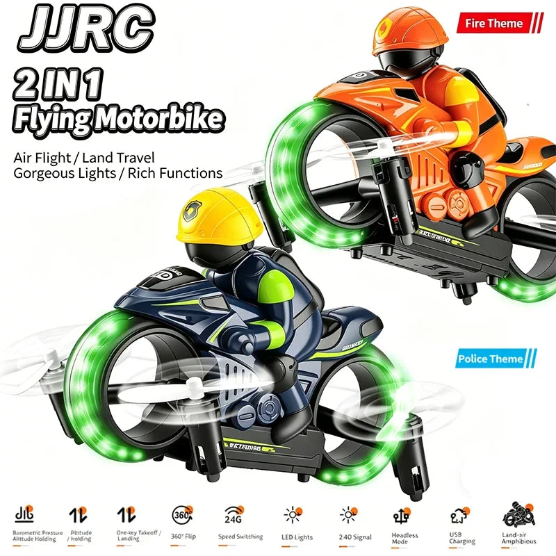 2IN1 RC Car and RC Drone Land and Air