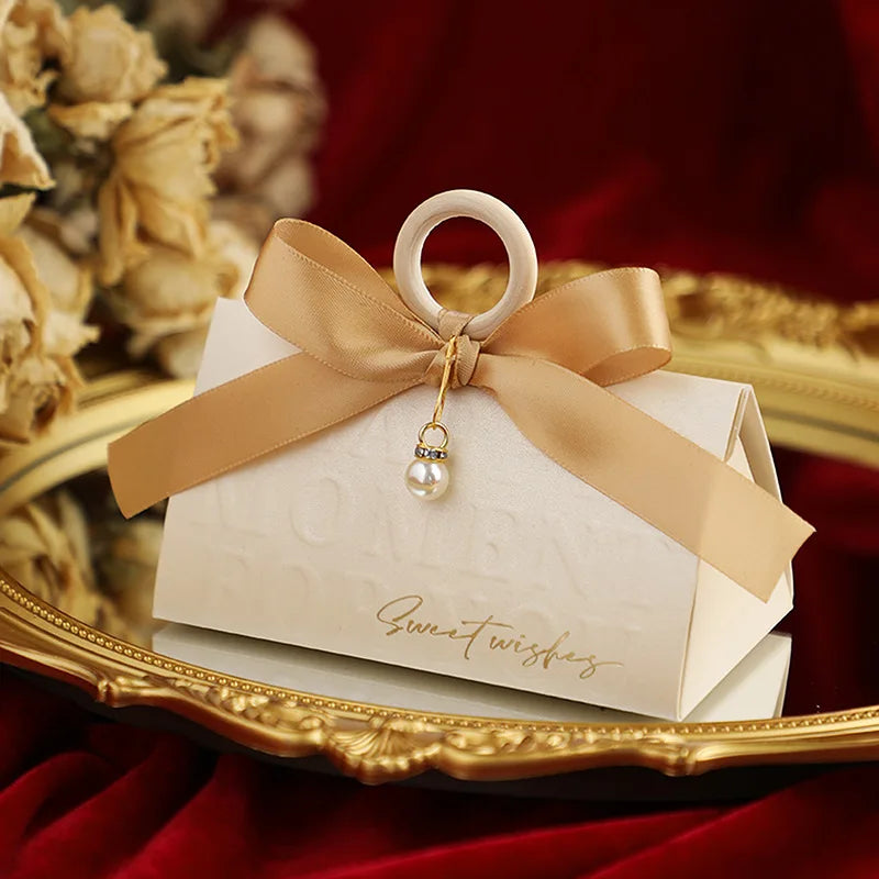 5pcs Ins Flower Candy Box Mini Packaging Bags Paper Box for Gift Set Box Small Gift Bags Wedding Favors Party Decor