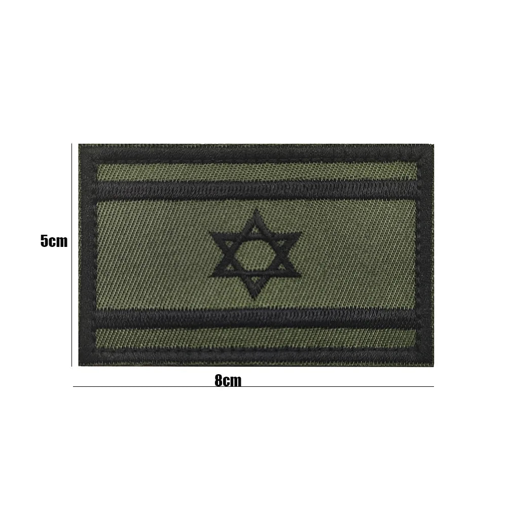Chevrons Sergeant Stripes Israel 1st Golani Brigade Patches Uniform Shoulder Hook Tab Badges