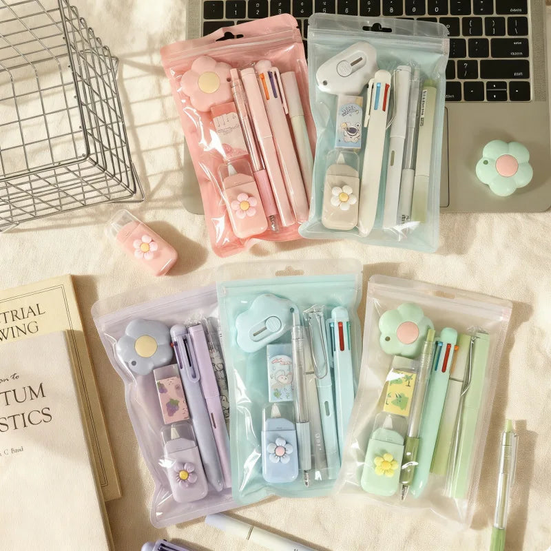 7-Pcs Stationery Set High-Quality Student Graduation Gift Neutral