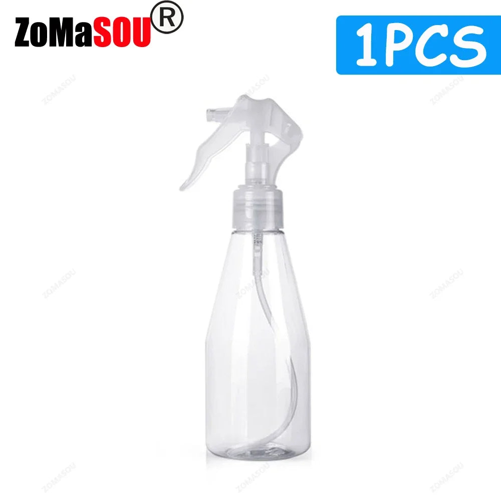 1-9 Pcs Top Refillable Trigger Sprayer 200ml Plastic Spray Bottle Clear Empty Spray Bottles Atomizer Gardening Kitchen Hair Care