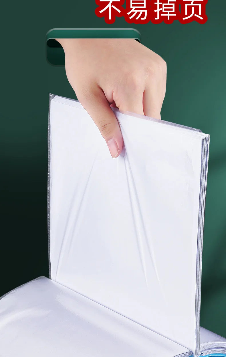 1PC A4 Plastic Budget Binder File Folders Documents Booklet Leaflet 30/60/100 Pages Office Student Supplies Desk Organizer
