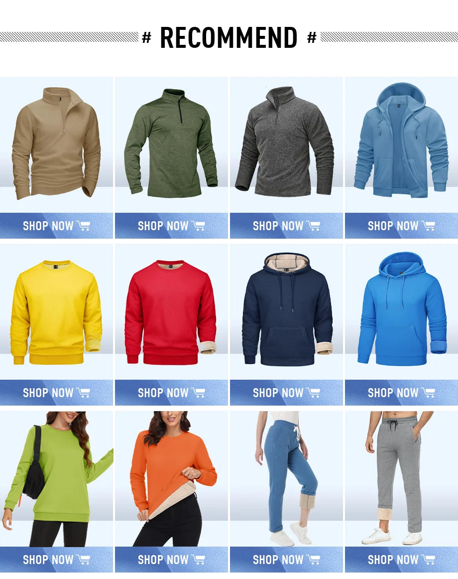 TACVASEN Men's Quarter Zip Pullover Long Sleeve Thermal Fleece Sweater Lightweight Casual Golf Sweatshirt with Zipper Pocket
