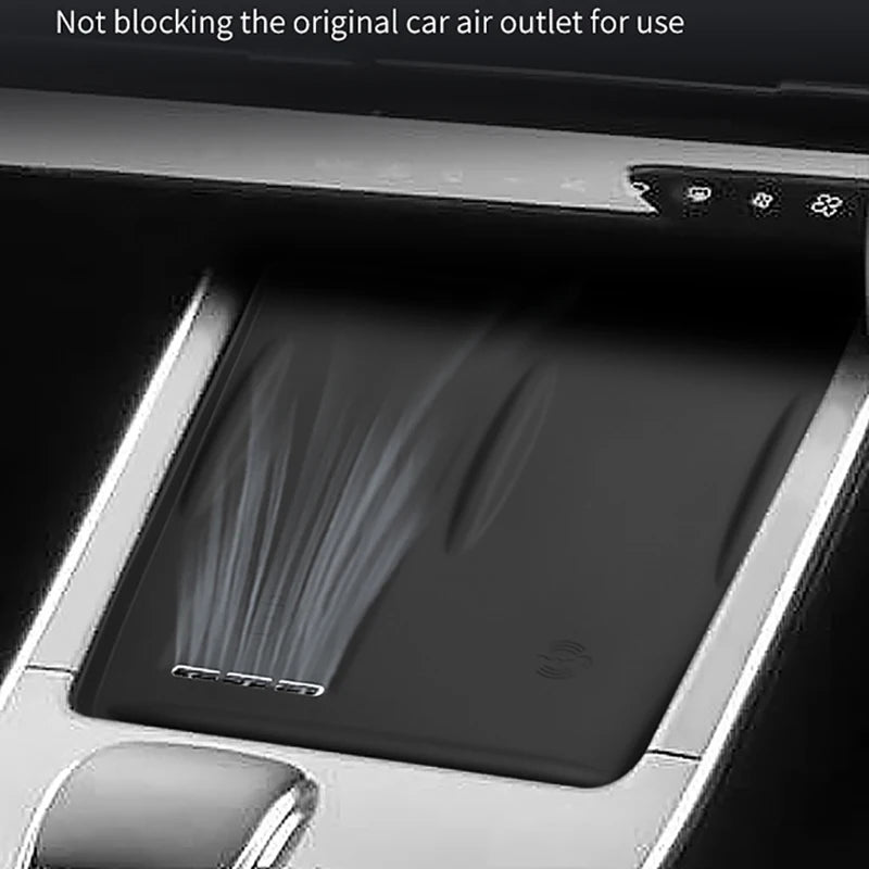 Car Anti-Slip Pad Wireless Charger Anti Dirt Silicone Pad for Chery OMODA 5 C5 Fuel 2022 2023 2024 2025 Interior Accessories