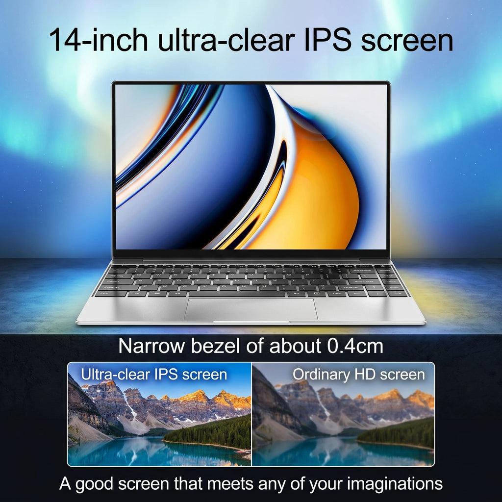 Ultra Slim Laptop 16GB 1024GB Intel 4405U Notebook Gamer