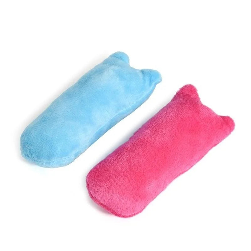 Catnip Cat Pillow Toy - Funny Pet Chew Claw Molar Toy for Kittens - Soft Cute Interactive Plaything