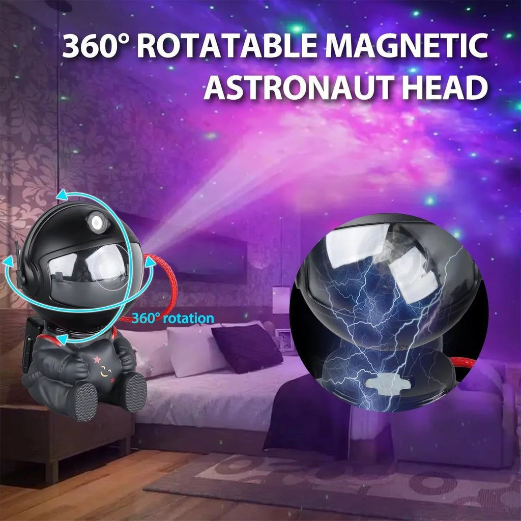 Astronaut Star Projector Lamp, Galaxy Light