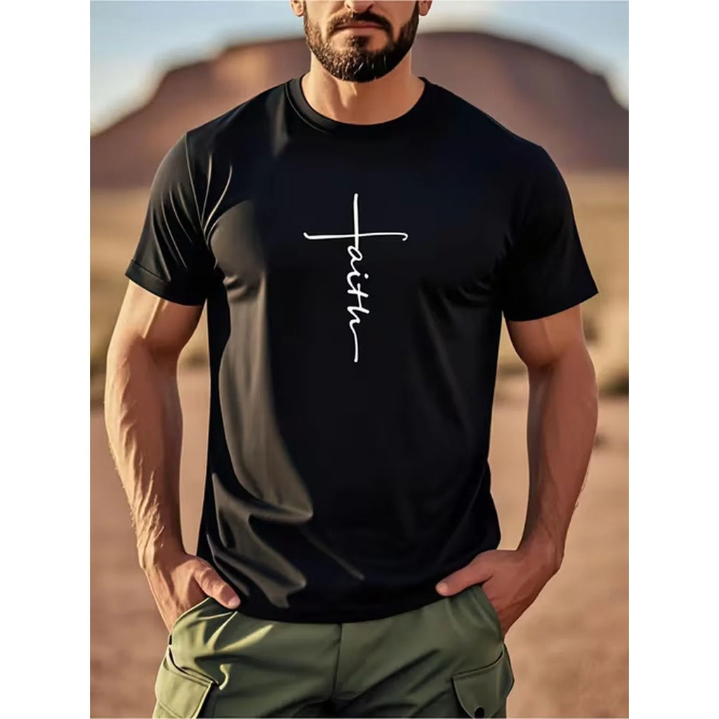 Item picture mens casual crew neck t shirt with