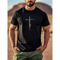 Item picture mens casual crew neck t shirt with