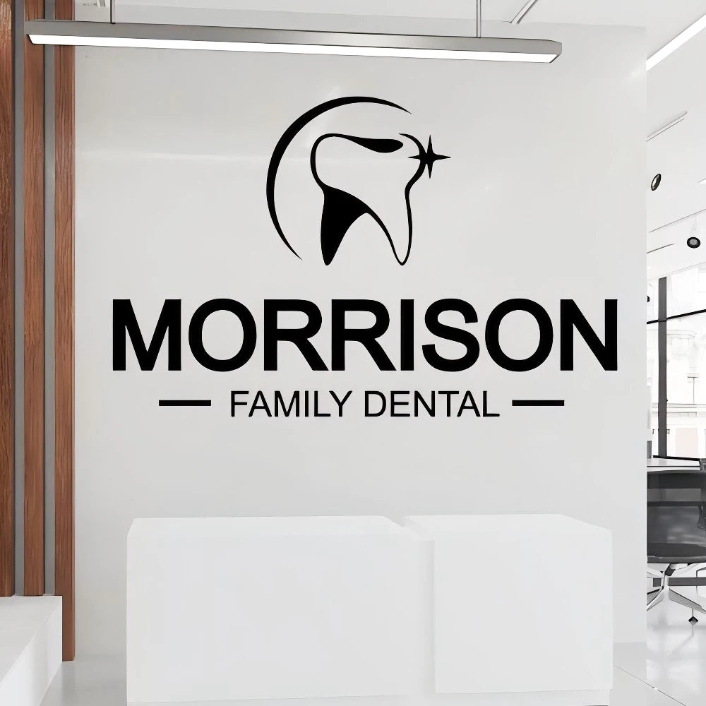 Customized 3D Business Logo Sign Laser Cut Acrylic Wall Mounted Name Sign Beauty Salon/Office/Shop/Home/Dental/SPA Decor