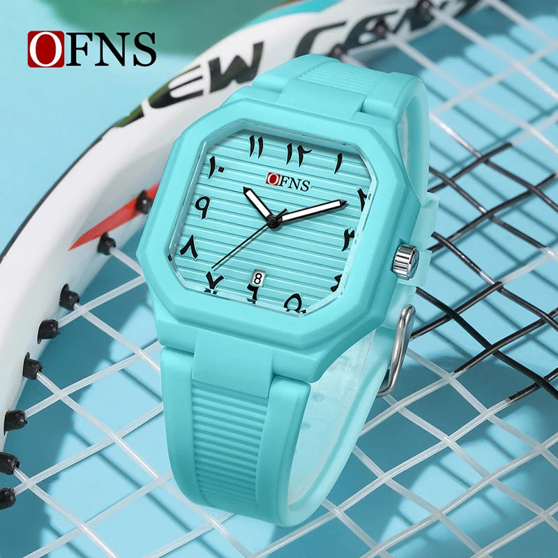 Men Women Minimalist Casual Student Quartz Watch Luminous Calendar