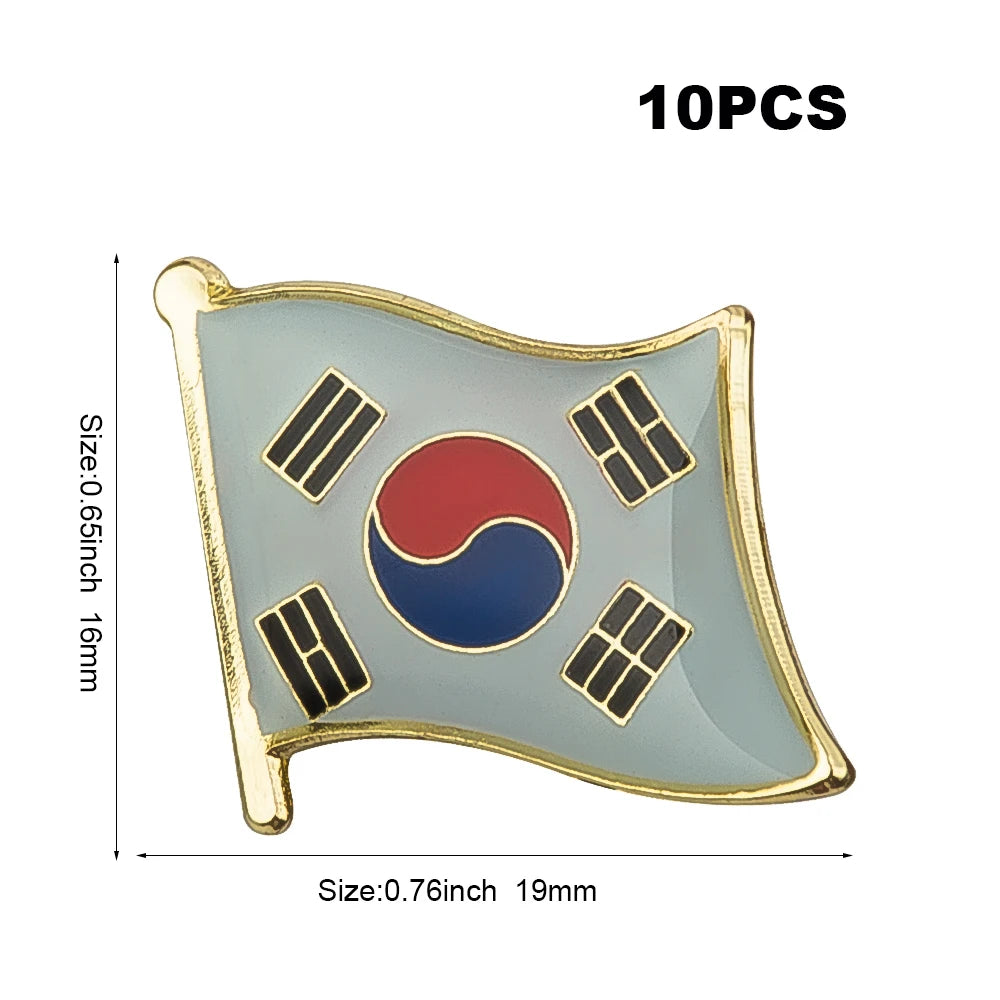 10pcs a lot   Flag Laple Pin Badge Brooch Cambodia Canada Czech Rep. Zimbabwe Kuwait Croatia Kenya Kazakhstan Haiti