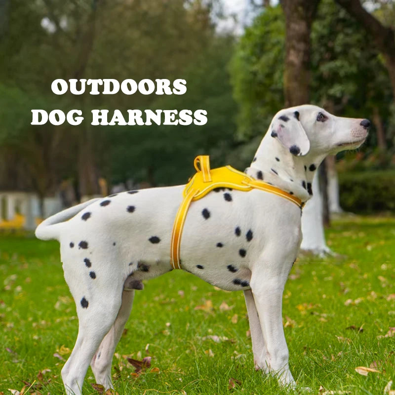 Dog Harness Pet Saddle Quick Wear Structure Protection Ultra Light Chest Strap Safety Anti Break Explosion Proof Dog Vest