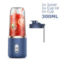 Juicer Cup Set Portable Mixer with 6 Blades Mixer Machine Automatic Smoothie Blender Lemon Orange Fruit Squeezer Travel