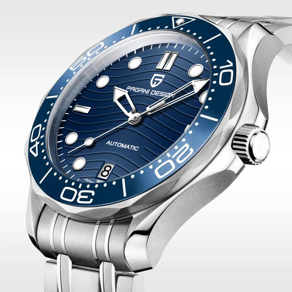 PAGANI DESIGN New V2 Waves Men's Watches 200M Diving
