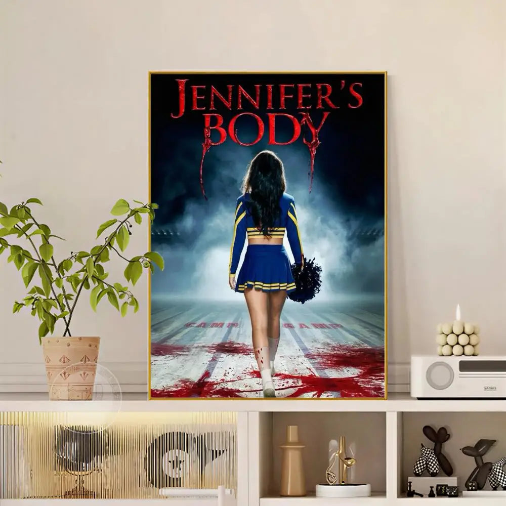 Pop Movie Jennifer Body Poster Versatile HD Waterproof Wall Art Self-Adhesive Decor for Any Space Ideal Gift