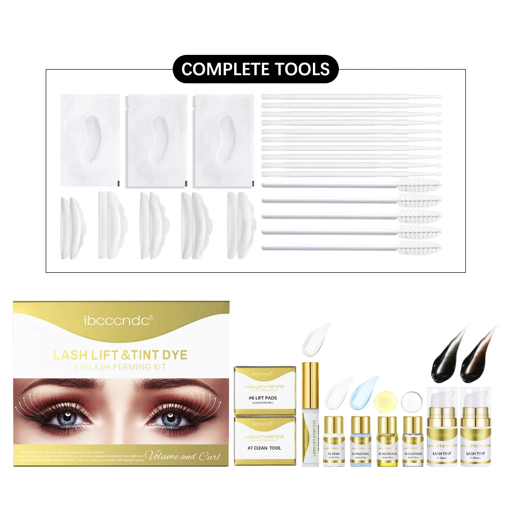 Upgraded Lash Lift &amp; Tint Kit Semi Permanent Eyelash