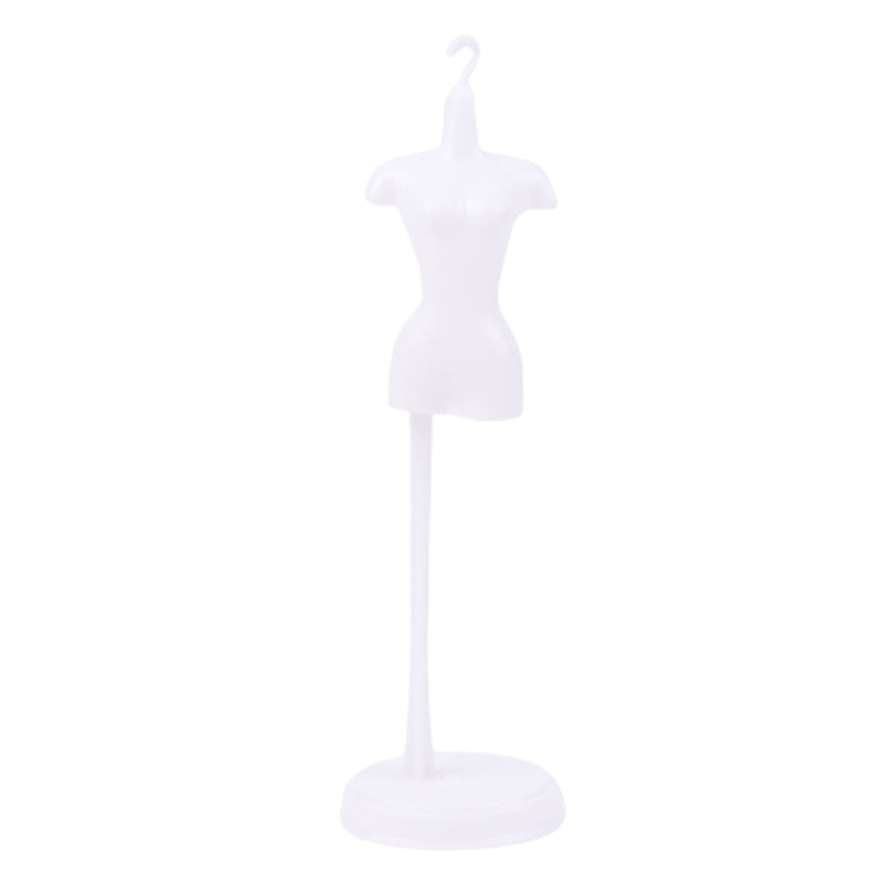 Innovative Scale 1:6 Mini Black White Display Stand Holder Standing Toy Doll Accessories Dress DIY Clothes Mannequin Model