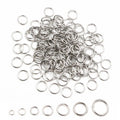 3/4/5/6/7/8/10mm Stainless Steel Gold Color Split Jump Rings DIY