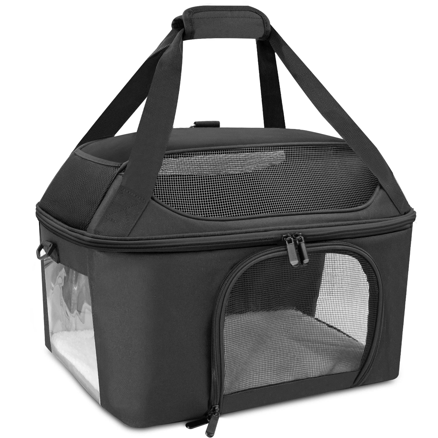 Pet Backpack Breathable Cat Carrier Bag Travel Airline Approved Transport Bag For Small Dogs and Cats