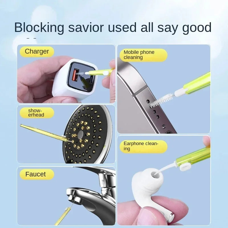 Mobile Phone Speaker Charging Port Cleaning Set Dust Plug for iPhone 16 15 14 Earphones Clean Kit Brush for Samsung Xiaomi