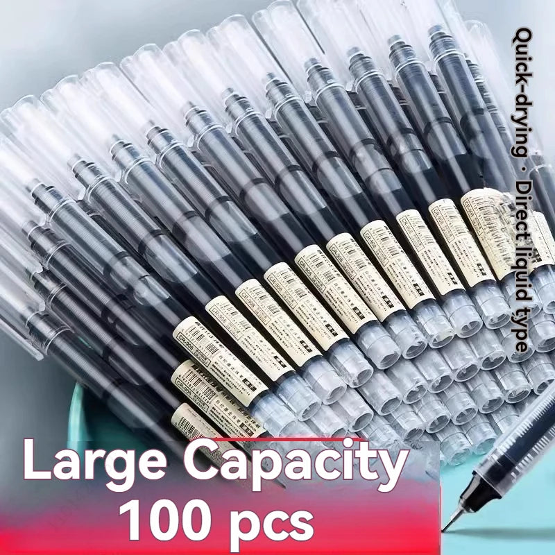 Ballpoint Gel Pens, 0.5mm Black and Blue