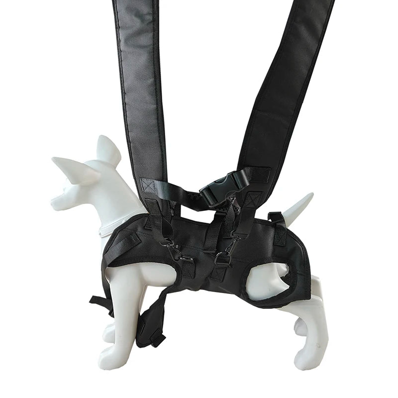 Pet Backpack Carrier Multi-Functional Airbag Shoulder Strap Outdoor Walking Support Stretcher Bag Cycling Dog Backpack