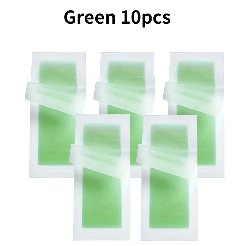 10/20/100 Pcs Depilatory Wax Strips Hair Removal Wax Paper