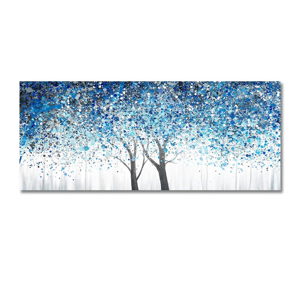 Nordic Abstract Colorful Leaves Tree Canvas Painting Still Life Poster Wall Art Pictures For Living Room Home Decor Frameless