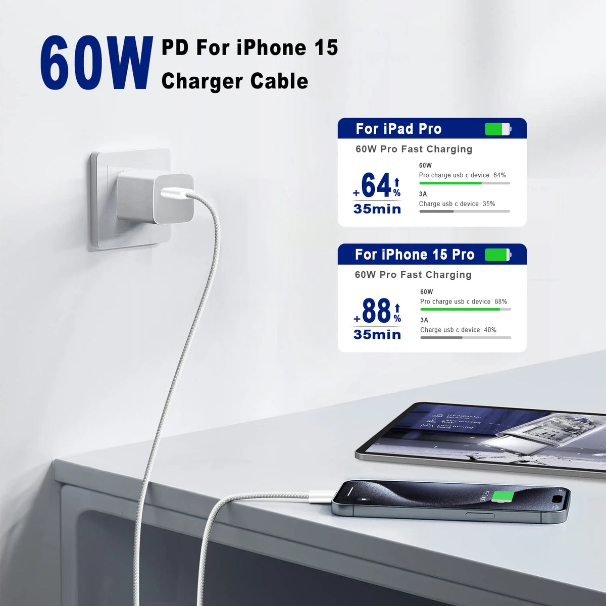Type C to Type C Cable Data Line for Iphone