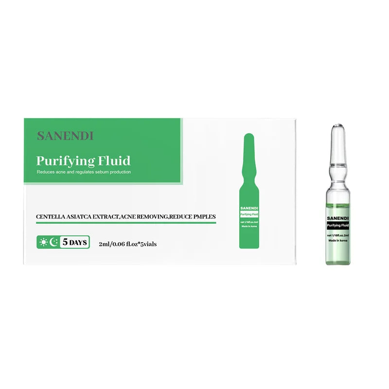 5Vials Peptide Salmon DNA ampoule Serum Moisturise AQUA Serum Face oil control Skin Care nourishing and moisturizing Essence