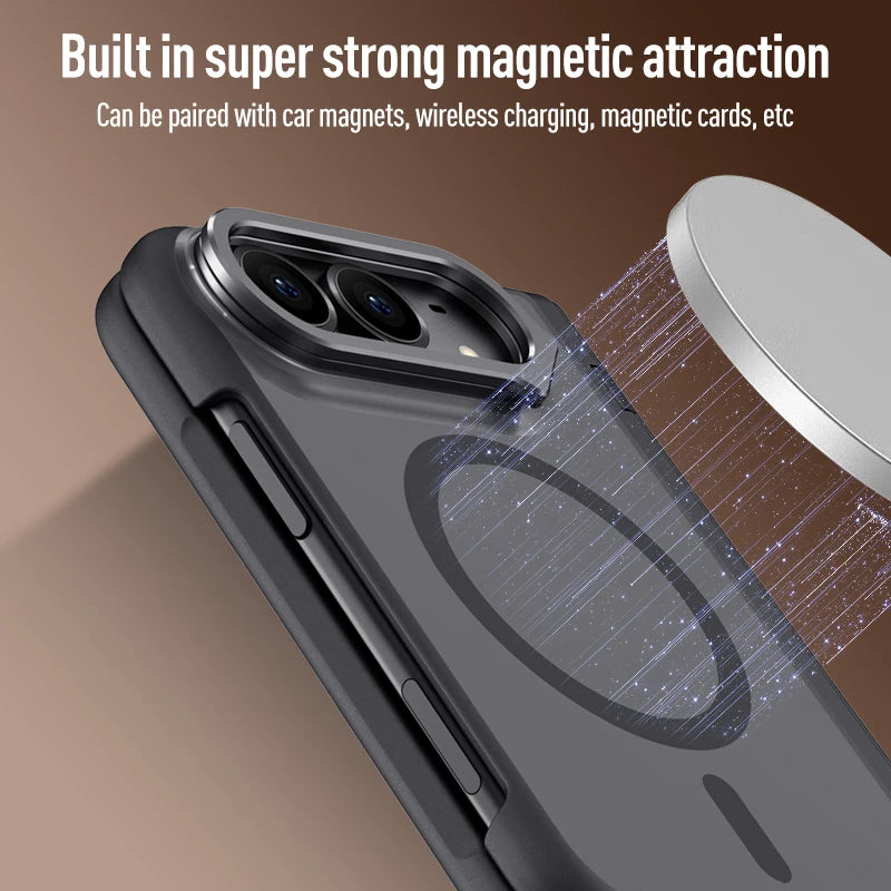 Cell Phone Accessories Privacy Glass Film Magneitc Hinge Case