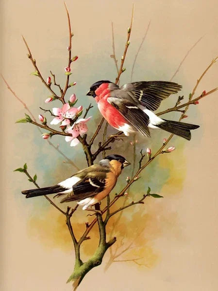 Huacan Diy Diamond Painting Animal Full Drill Embroidery Bird Home Decor Gift Rhinestone Pictures Craft Kit